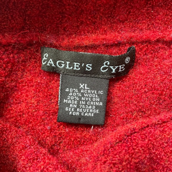 Woman’s Eagles Eye Vintage Wool Blend Sweater - Picture 3 of 3